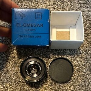 Omega EL-OMEGAR 50mm Enlarging Lens with Blue Box